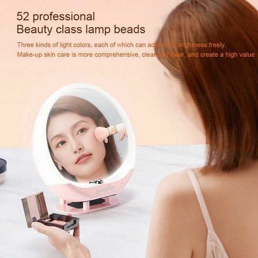 Bluetooth speaker home makeup mirror