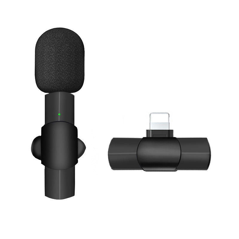 Microphone Lavalier sans fil Réseau Téléphone portable rouge