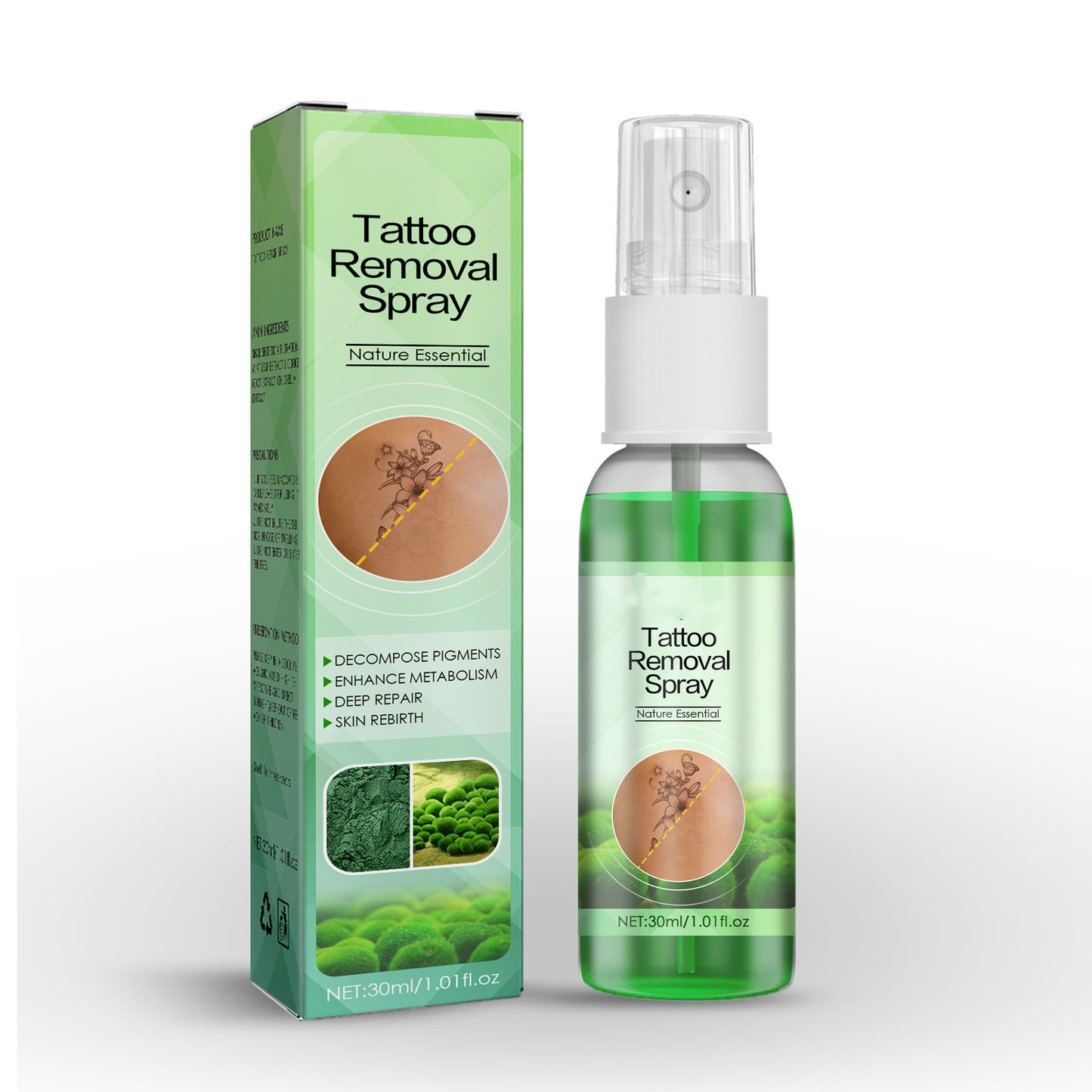 Green Algae Stripe Mark Remover Removes Melanin