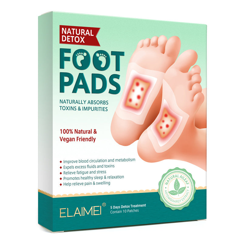 Natural Detox Foot Pads Sole Patch, Bamboo Vinegar, Foot Patch, Thailand Foot Patch