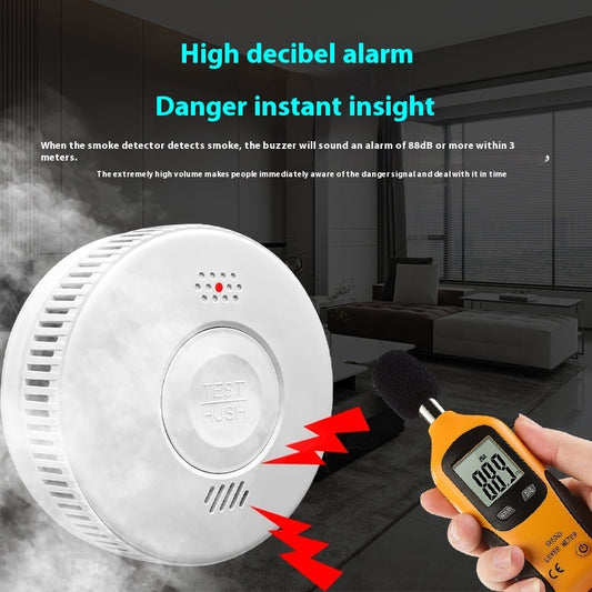 Independent Smoke Alarm Fire Protection Smoke Detector Commercial Household Induction