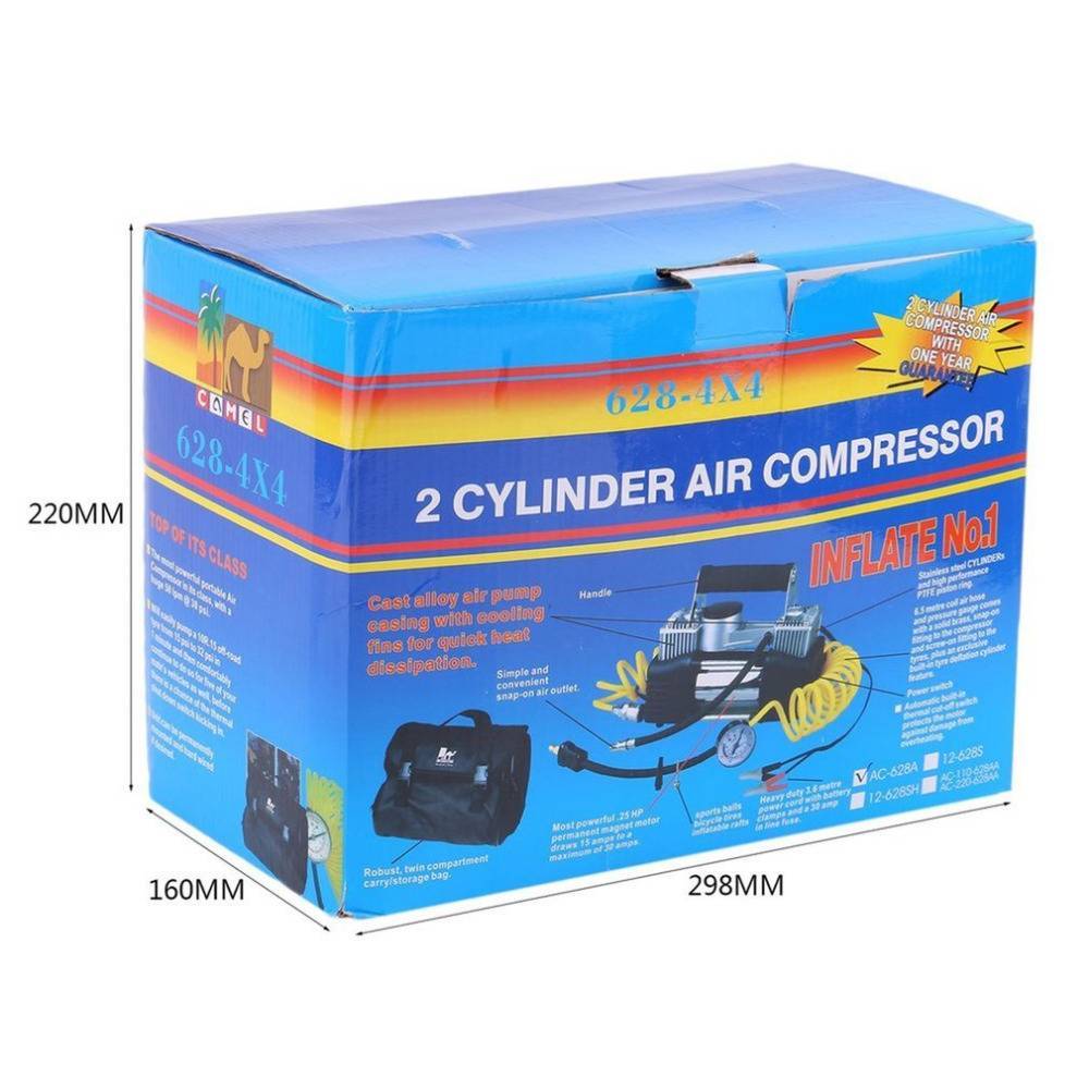 12V 150PSI Car Air Compressor Portable Tyre Deflator Inflator  4WD Truck